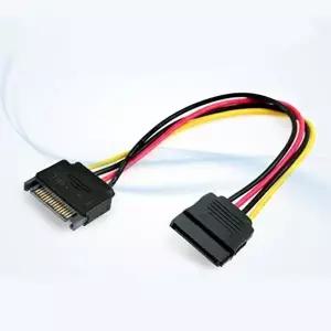 [COMS]고품질 Coms SATA 전원 케이블 연장 15P 연장 20cm 젠더 파워케이블 하드케이블 전원선 WFNHFMT