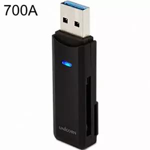 고품질 유니콘 카드리더기 USB3.0 XC-700A (블랙) 외장형 마이크로sd카드리더기 microsd리더기 WFNHFO1