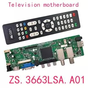 LCD TV 마더보드 ZS.3663LSA.A01 ZS.S663.A01R00 디지털 표준 DVB-T2 DVB-S2 TNT