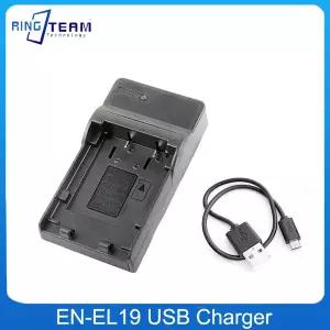 ENEL19 EN-EL19 USB 카메라 배터리 충전기 니콘 쿨픽스 S2600 S2700 S3100 S3500 S4100 S4150 S4400 S5200