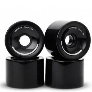 맥스핀드 75MM 78A 스케이트보드 휠 크루저 카빙 및 전기 스케이트보드용 소프트 PU 롱보드 휠 4종 세트