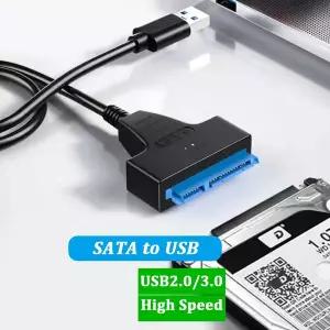 USB 3.0 2.0 SATA 케이블 어댑터 익스텐션 컴퓨터 커넥터 지지대 2.5 인치 외장 SSD HDD 하드 드라이브 20-