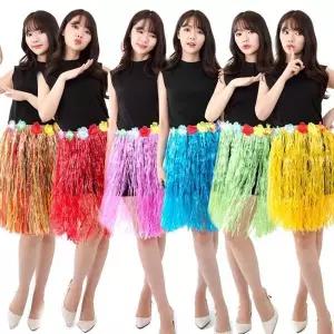[하프클럽/]TBZ 축제파티 하와이훌라스커트 60cm수술치마 A스커트