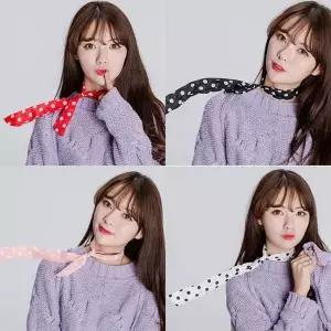 [하프클럽/]TBZ 땡땡이무늬 장식용품 고정스카프 데일리스카프