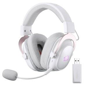 레드라곤 H510 PRO 3-모드 RGB 게이밍 헤드셋 - 7.1 서라운드 사운드 메모리 폼 이어 패드 포함 53MM 오디오 드라이버 내구성 있는 패브릭 커버 멀티 플랫폼 헤드폰 PC / PS4 NS용 USB 전원 공급