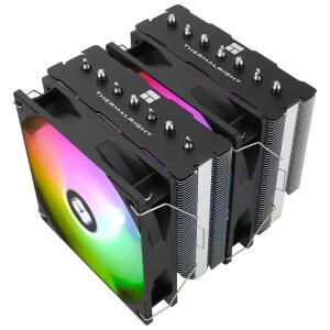 Thermalright PS120SE ARGB CPU 에어 쿨러 7 히트 파이프 CPU 쿨러 듀얼 120mm TL-C12B-S V2 PWM 팬 AG 4.0 기술 S-FDB 베어링 AMD AM4 AM5 / Intel 1700 / 1150 / 1151 / 1200 PC 쿨러용