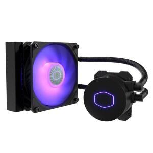 Cooler Master MasterLiquid ML240L V2 RGB 120mm 블랙 SickleFlow 듀얼 조명 쿨러 우수한 팬, 액체 펌프, 및 밝은 라디에이터 CPU - 효과, 3세대 고급