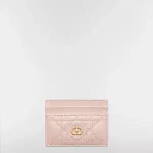 디올 MUST IT_Dior Jolie Freesia 카드 지갑 파우더 핑크 까나쥬 양가죽