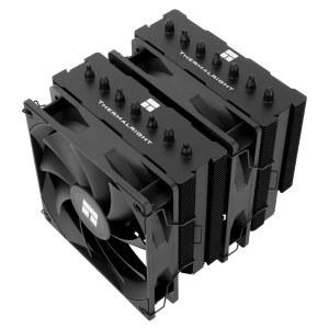 Thermalright Phantom Spirit 120 SE 블랙 CPU 에어 쿨러 7 히트 파이프 CPU 쿨러 듀얼 120mm PWM 팬 25.6dBa AM4 /AM5 & Intel 1851 /1150 /1151 /1200 PC 쿨러 타워용