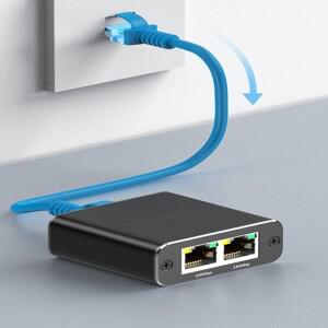 이더넷 분배기 1:2 1000Mbps 인터넷 케이블 기가비트 네트워크 Cat8/7/6/5e/5 RJ45