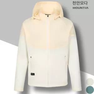 마운티아 남성 여름 가벽고 신축성 좋은 홉겹 자켓 일상 등산 단체복 피카자켓3 1MQJKMV006 CA 아이보리CA