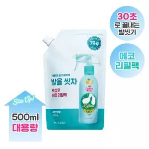 온더바디 발을씻자 코튼 풋샴푸 리필 500ml 4종 택1 (레몬/자몽/쿨링/비누향)