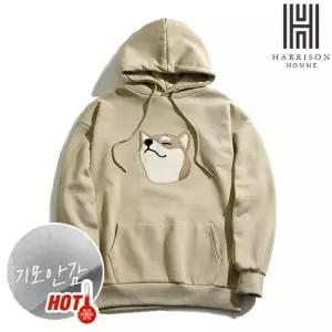 [해리슨] 기모 시바 패치 후드티 ICK1009