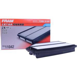 일부 2011-2017 혼다 오디세이용 FRAM 엑스트라 가드 CA11042 교체용 엔진 에어 필터(3.5L), 최대 12개월 또는 12,000마일 필터 보호 제공