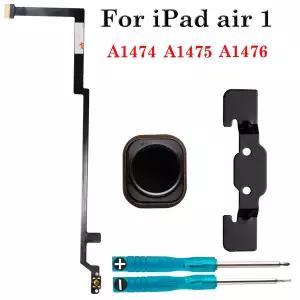 iPad Air 1 A1474 A1475 A1476과 호환되는 플렉스 케이블이 포함된 홈 버튼 키 1세트