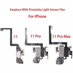 iPhone 11 Pro max 이어 스피커 교체 부품용 근접 광 센서 플렉스 케이블 이어폰