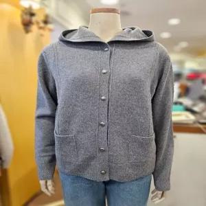 BCBG 울렌 버튼업 후드 가디건 B5D9K103