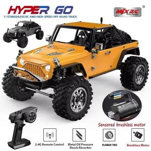 RC카 자동차 오토바이 모형 무선 조정 오프로드 드리프트 미니 포크레인 MJX Hyper Go H12Y+ 1/12 4WD RC