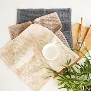 고품질 TBZ 카페 주방 소품 그릇닦는 다용도 순면 와플 행주 면행주 와플행주 주방행주 WFNHR2K
