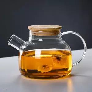 리빙로더 내열 유리 차주전자 1l 유리티포트 내열유리티포트 유리주전자 유리포트