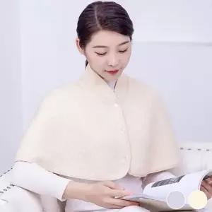 베이지 퀼팅 미니 망토 망토케이프 어깨 케이프 목도리 산후조리용 사무용 미니케이프