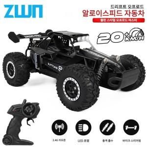 RC카 자동차 오토바이 모형 무선 조정 오프로드 드리프트 미니 포크레인 ZWN 1:16 LED 조명이있는 2.4Gh 모
