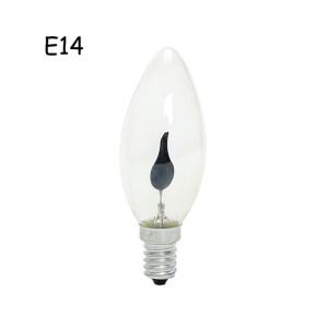 E14 E27 LED 에디슨 전구 3W 220V 불꽃 화재 조명 Lampara 텅스텐 오렌지 레드 빈티지 깜박임 효과 소설 촛