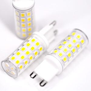 LED 옥수수 램프 전구 7W 냉/중성/온백 전조등 G9 SMD2835 장식 조명등 360 ° 세라믹