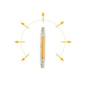 LED R7S 78mm 118mm 15W 30W 50W 밝기 조절 COB 램프 전구 G9 스포트라이트 할로겐 조명 교체 투광 유리관
