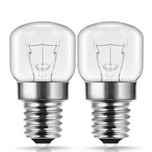 15W E14 전구 220V 오븐 램프 300 학위 고온 방지 전자 레인지 쿠커 소금  흰색