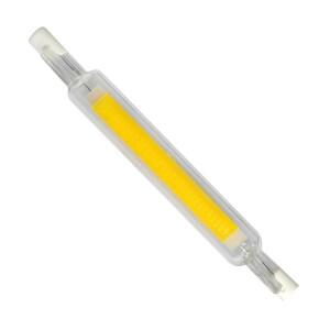 밝기 조절 R7S LED 조명 78mm 118mm COB 전구 15W 30W 50W 세라믹 유리관 앰플 교체 할로겐 스포트 라이트