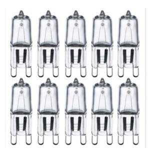 10PCS 핫한 35W 40W G9 오븐 빛 냉장고 팬 고온 방지 230V/220V 할로겐 전구 램프