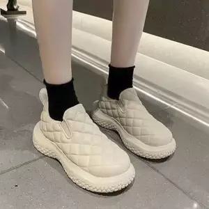 여성 겨울운동화 방한화 퀼팅 슬립온 편한신발 발편한 캐주얼화 여성슬립온 겨울운동화