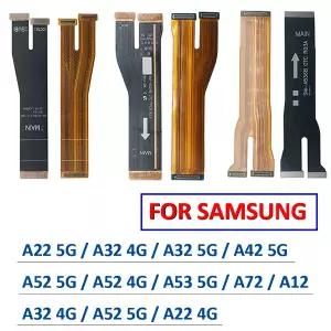 메인 보드 마더 커넥터 LCD 플렉스 케이블 삼성 호환 A21 A72 A22 A33 A42 A52 A32 A24 4G A53 A54 5G A73