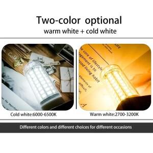 봄빌라 LED 옥수수 전구 램프 E27 E14 AC 220V 5730SMD 24 36 48 56 69 72LED 샹들리에 촛불 조명 홈 장식