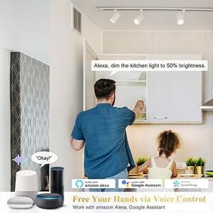 Ewelink Zigbee LED 전구 GU10 Wifi 스마트 램프 RGB CW WW Alexa le Yandex Smartthings와  작동