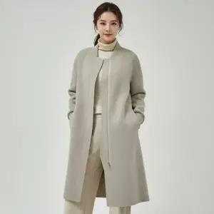 [엘루아] 울 블렌디드 핸드메이드 롱코트 3종택1