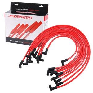 JDMSPEED HEI SBC BBC 350 383 454 전자를 위한 새로운 10.5mm 스파크 플러그 와이어 세트 교체