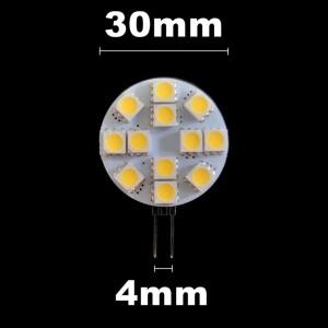 DC 12V G4 소켓 5050 SMD LED 전구 할로겐 바이 핀 램프 교체 1.2W 2.4W 웜 화이트 콜드 조명