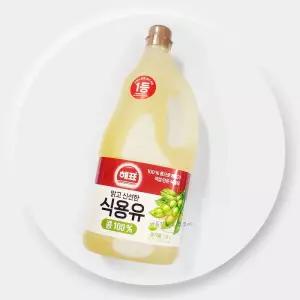 해표 식용유 1.8L 가정용 업소용 콩 100% : 가득찬 푸드스토어