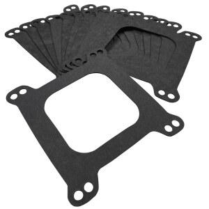 Holley 4150 4160 카뷰레터 베이스 개스킷 SBC BBC 350 에델브록 4bbl 개스킷(10팩)과 호환되는 스퀘어 보어 장착