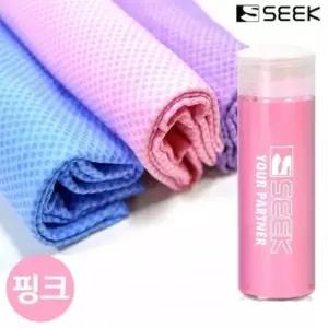 (핑크) 대형 SEEK (ALL-03) 습식 프리미엄 PVC 엠보싱 스포츠타올