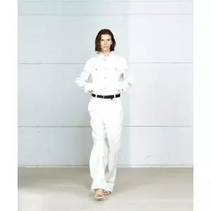 YUJI OFF WHITE DAMAGED WAIST BAND DENIM PANTS YJSS002 3423691