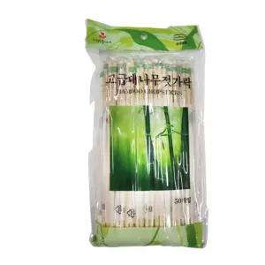 일회용 대나무 젓가락 50p 나무젓가락세트 일회용나무 업소용일회용젓가락 일회용나무젓가락