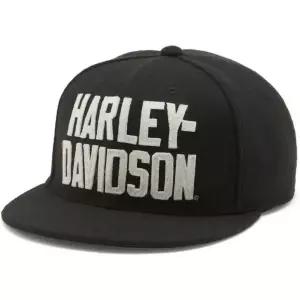 Harley-Davidson 할리데이비슨 남성용 블랙 조절형 야구모자 | Bar  Shield 오토바이 모자 97770-25VM 609