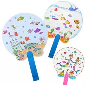 피리 부채 만들기 키트 DIY 공예 재료 5인분