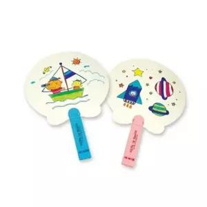핑크 피리 부채 만들기 키트 DIY 공예용품
