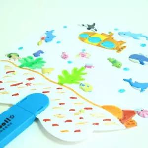 블루 컬러 피리부채 DIY 만들기