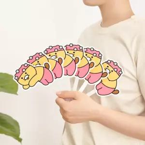 카카오프렌즈 여름 휴대용 접이식 핸디 부채