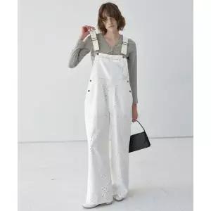 S/e/o EYELET LACE OVERALLS SEO25SOR01IV 3423855